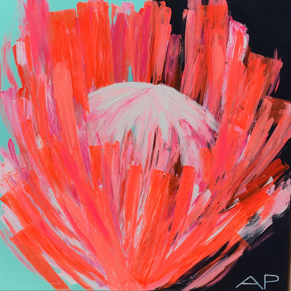 Protea Crushing #1 - Canvas Print